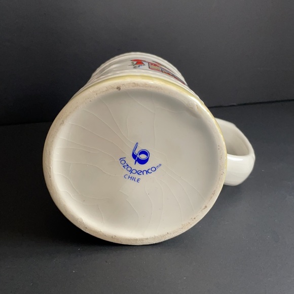 Vintage Beer Mug Lozapenco Chile Home Barware Collectible Stein - Picture 5 of 6
